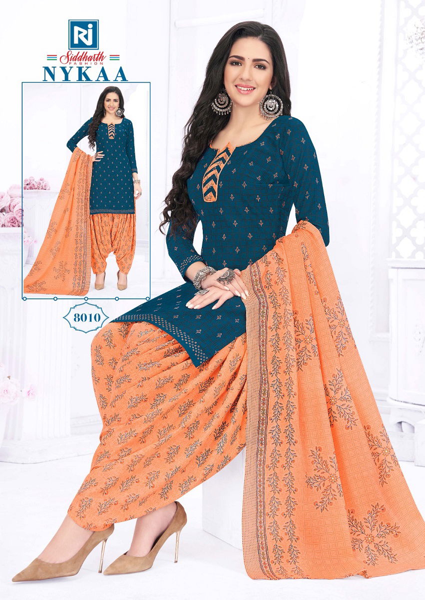 Siddharth Nykaa 8 Readymade Cotton Dress Catalog
